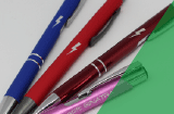 Attraktiver Kunststoff-Kugelschreiber mit einseitigem Farbdruck (mehrfarbig 4c)