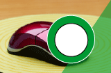 Mousepad hochwertig bedruckt aus Kunststoff mit Kautschuk-Rücken rund (kreisrund konturgestanzt)