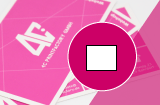 Visitenkarten quer 4/0 farbig 85 x 55 mm (einseitiger Druck)